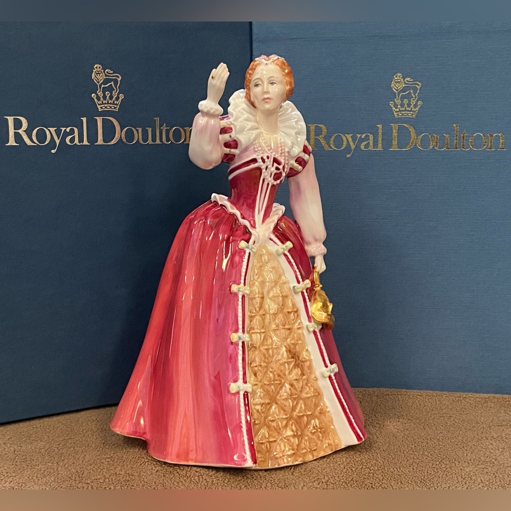 Royal Doulton “Queen of the Realm” series. Queen Elizabeth I (1533-1603)